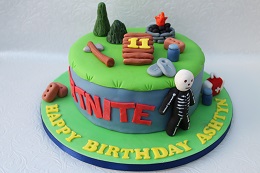 fortnite birthday cake